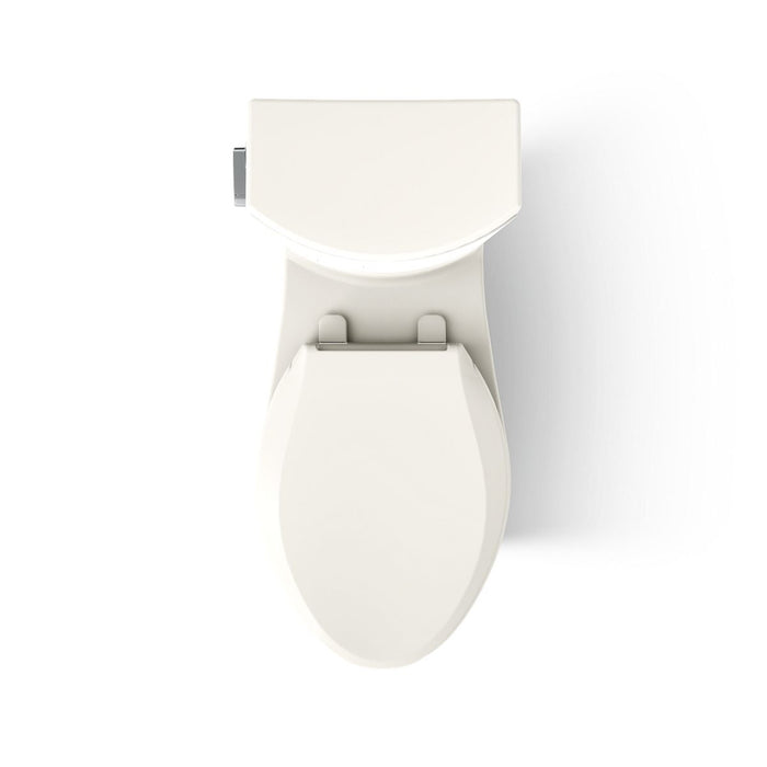 KOHLER K-75790 Persuade Two-piece elongated toilet with skirted trapway, dual-flush, biscuit - view 5