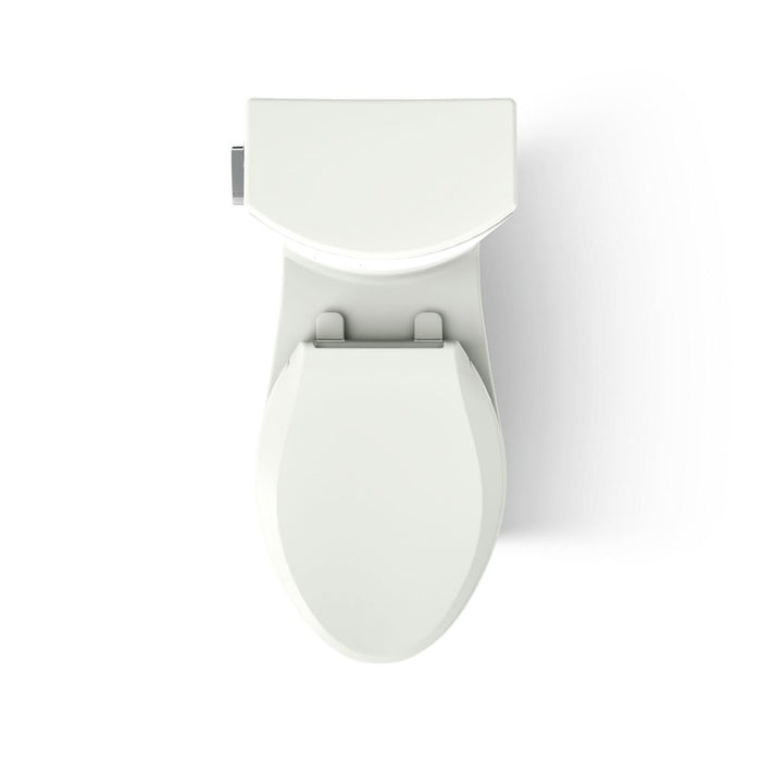 KOHLER K-75790 Persuade Two-piece elongated toilet with skirted trapway, dual-flush, dune - view 4