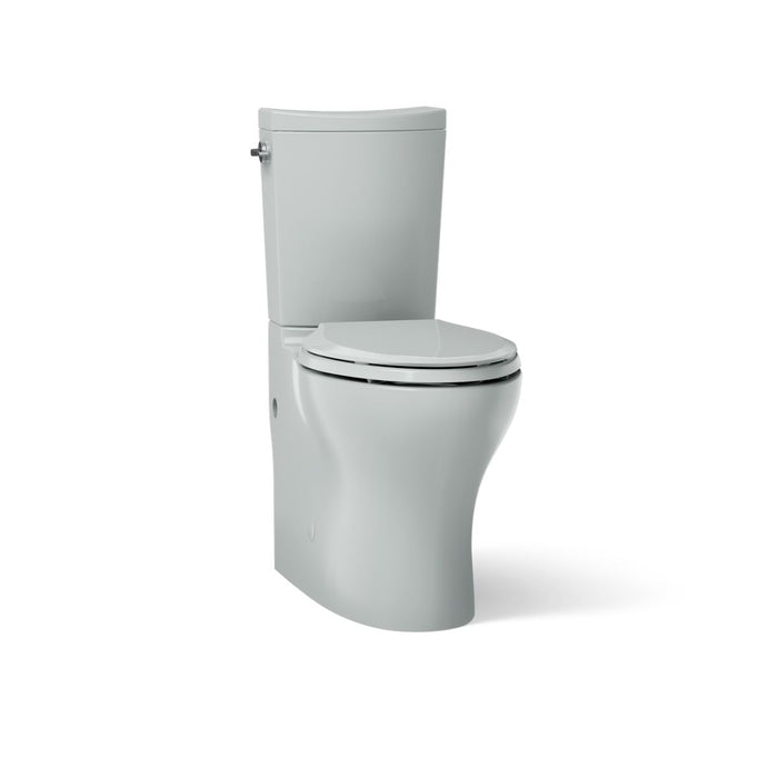 KOHLER K-75790 Persuade Two-piece elongated toilet with skirted trapway, dual-flush, ice grey - view 5