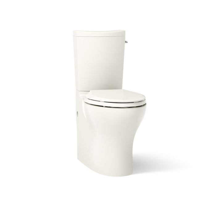 KOHLER K-75790-RA Persuade Two-piece elongated toilet with skirted trapway, dual-flush, biscuit - view 5