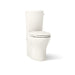 KOHLER K-75790-RA Persuade Two-piece elongated toilet with skirted trapway, dual-flush, biscuit - view 5