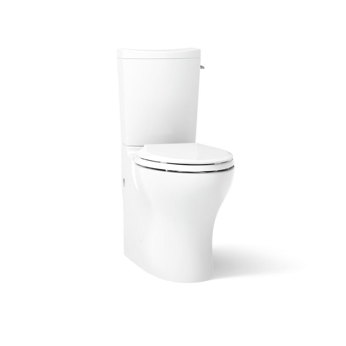KOHLER K-75790-RA Persuade Two-piece elongated toilet with skirted trapway, dual-flush, white - view 5