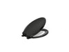 KOHLER K-75796-RL Cachet Nightlight ReadyLatch Quiet-Close elongated toilet seat, black black