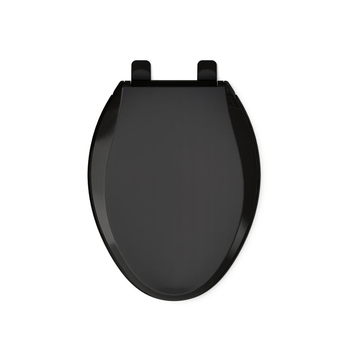 KOHLER K-75796-RL Cachet Nightlight ReadyLatch Quiet-Close elongated toilet seat, black black - view 2