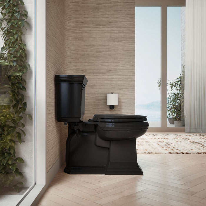 KOHLER K-75796-RL Cachet Nightlight ReadyLatch Quiet-Close elongated toilet seat, black black - view 3