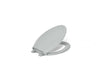 KOHLER K-75796-RL Cachet Nightlight ReadyLatch Quiet-Close elongated toilet seat, ice grey