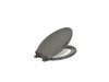 KOHLER K-75796-RL Cachet Nightlight ReadyLatch Quiet-Close elongated toilet seat, thunder grey