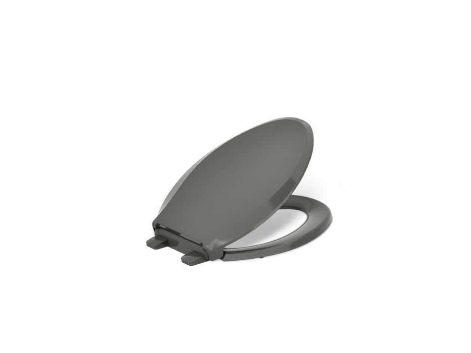 KOHLER K-75796-RL Cachet Nightlight ReadyLatch Quiet-Close elongated toilet seat, thunder grey