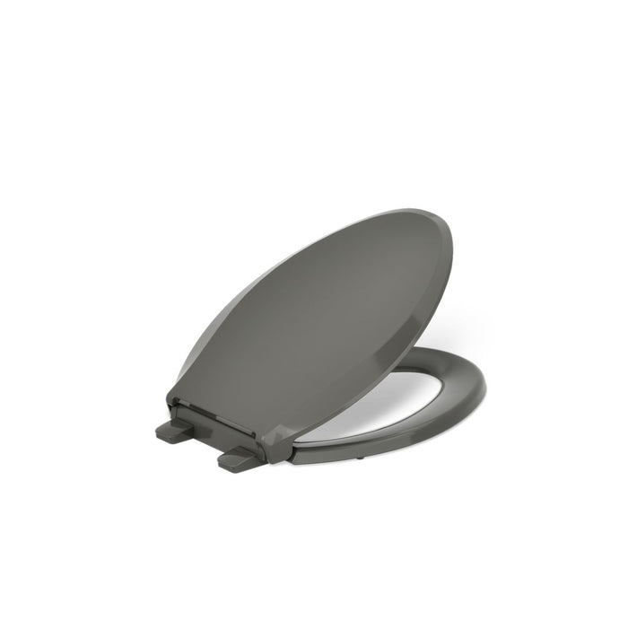 KOHLER K-75796-RL Cachet Nightlight ReadyLatch Quiet-Close elongated toilet seat, thunder grey - view 5