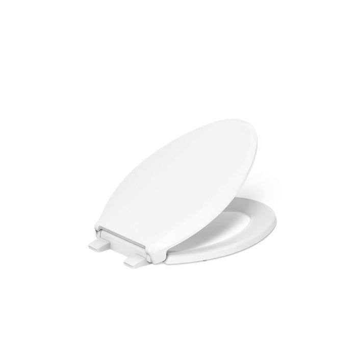 KOHLER K-75796-RL Cachet Nightlight ReadyLatch Quiet-Close elongated toilet seat, white - view 4