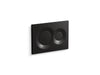 KOHLER K-75890 Lynk Flush actuator plate for 2"x 4" in-wall tank and carrier system, black black
