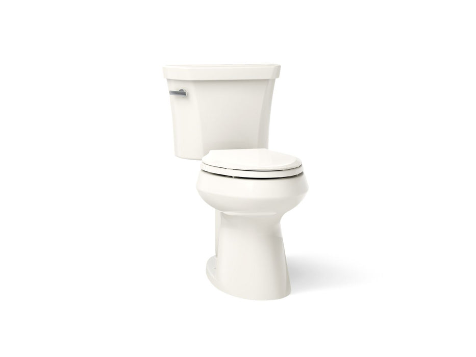 KOHLER K-76301 Highline ComForteeight Two-piece elongated 1.28 gpf chair height toilet, biscuit