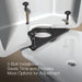 KOHLER K-76301 Highline ComForteeight Two-piece elongated 1.28 gpf chair height toilet, white - view 4