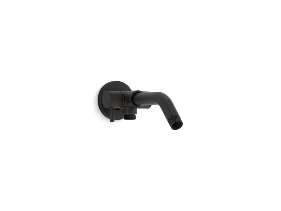 KOHLER K-76330 Shower arm with 3-way diverter, matte black