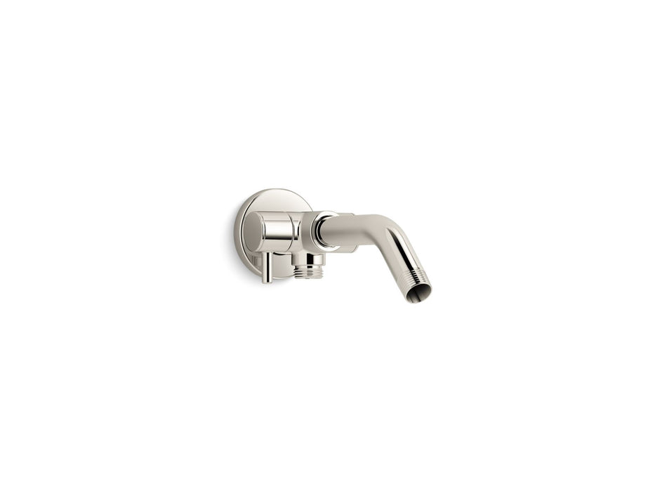 KOHLER K-76331 Shower arm with 2-way diverter, vibrant polished nickel