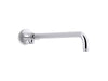 KOHLER K-76332 Wall-mount rainhead arm with 3-way diverter, polished chrome