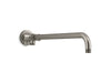 KOHLER K-76332 Wall-mount rainhead arm with 3-way diverter, vibrant brushed nickel