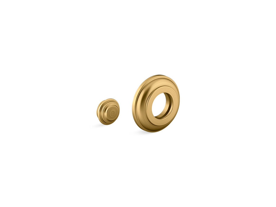KOHLER K-76334 Shower arm trim kit, traditional, vibrant brushed moderne brass