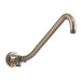 KOHLER K-76337 Gooseneck Rainhead arm with 2-way diverter, vibrant brushed bronze