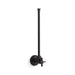 KOHLER K-7638 1/2" NPT angle supply with stop with cross handle and annealed vertical tube, matte black
