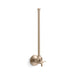 KOHLER K-7638 1/2" NPT angle supply with stop with cross handle and annealed vertical tube, vibrant brushed bronze