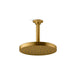 KOHLER 76464-Y Awaken 8" single-function rainhead, 2.5 gpm, vibrant brushed moderne brass