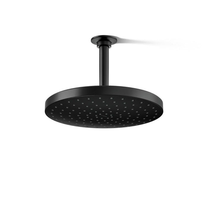 KOHLER K-76465 Awaken 10" Single-function Rainhead, 2.5 GPM, matte black - view 3