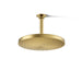 KOHLER K-76465 Awaken 10" Single-function Rainhead, 2.5 GPM, vibrant brushed moderne brass