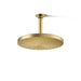 KOHLER K-76465 Awaken 10" Single-function Rainhead, 2.5 GPM, vibrant brushed moderne brass - view 2