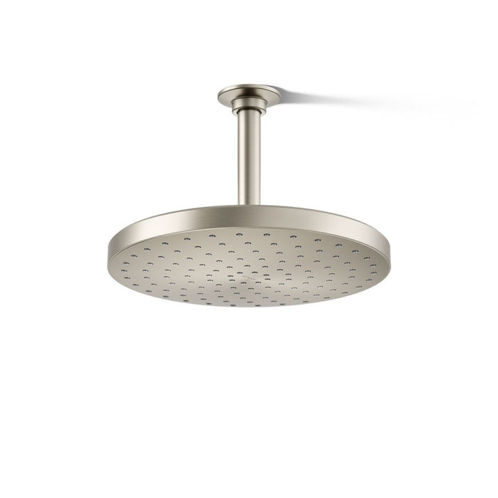 KOHLER K-76465 Awaken 10" Single-function Rainhead, 2.5 GPM, vibrant brushed nickel - view 3