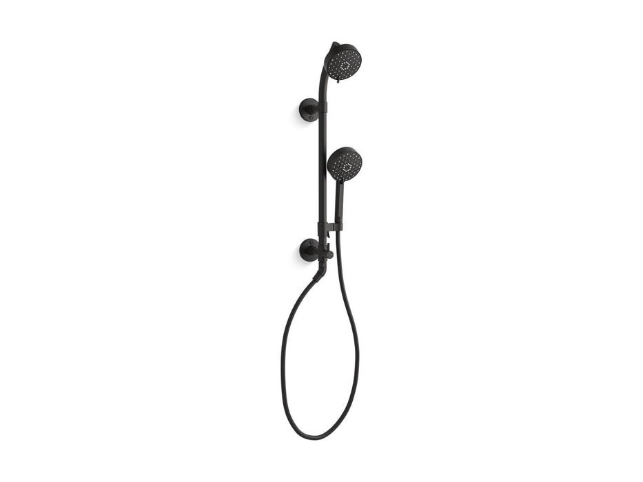 KOHLER K-76471-G Awaken HydroRail-S shower column kit, 1.75 gpm, matte black