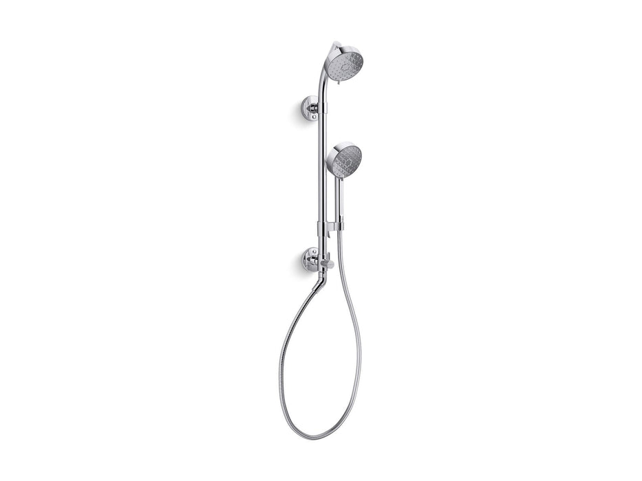 KOHLER K-76471-G Awaken HydroRail-S shower column kit, 1.75 gpm, polished chrome