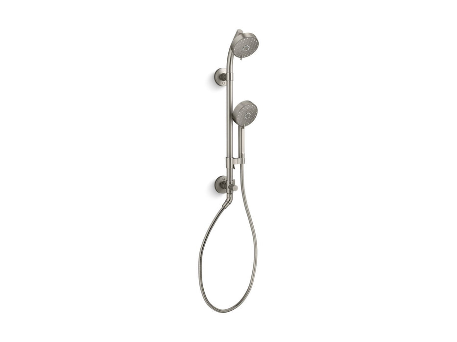 KOHLER K-76471-G Awaken HydroRail-S shower column kit, 1.75 gpm, vibrant brushed nickel