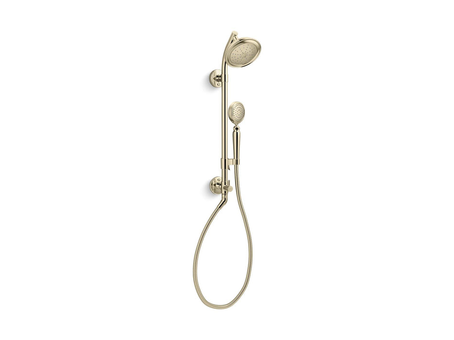KOHLER K-76472-G Artifacts HydroRail-S shower column kit, 1.75 gpm, vibrant french gold