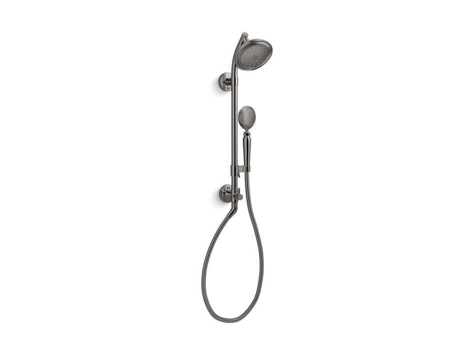 KOHLER K-76472-G Artifacts HydroRail-S shower column kit, 1.75 gpm, vibrant titanium