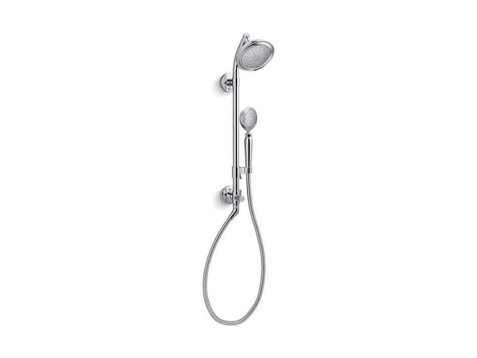 KOHLER K-76472-Y Artifacts HydroRail-S shower column kit, 2.5 gpm, polished chrome