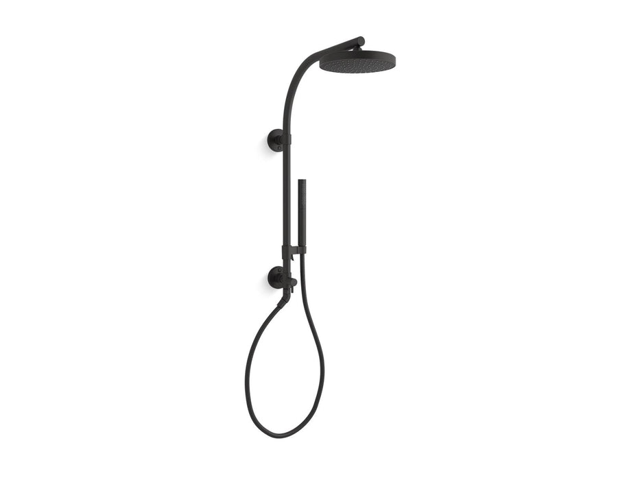 KOHLER K-76474-Y Awaken Shift HydroRail-R shower column kit, 2.5 gpm, matte black