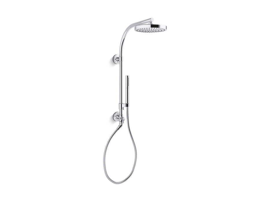 KOHLER K-76474-Y Awaken Shift HydroRail-R shower column kit, 2.5 gpm, polished chrome