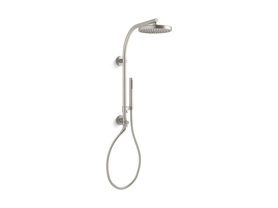 KOHLER K-76474-Y Awaken Shift HydroRail-R shower column kit, 2.5 gpm, vibrant brushed nickel