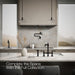 KOHLER K-76519-4 Artifacts Two-hole bridge kitchen sink faucet with side sprayer, matte black - view 2