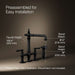 KOHLER K-76519-4 Artifacts Two-hole bridge kitchen sink faucet with side sprayer, matte black - view 5