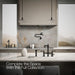 KOHLER K-76520-4 Artifacts Two-hole bridge bar sink faucet with side sprayer, matte black - view 3