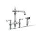 KOHLER K-76520-4 Artifacts Two-hole bridge bar sink faucet with side sprayer, polished chrome - view 4