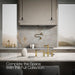 KOHLER K-76520-4 Artifacts Two-hole bridge bar sink faucet with side sprayer, vibrant brushed moderne brass - view 5