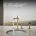 KOHLER K-76520-4 Artifacts Two-hole bridge bar sink faucet with side sprayer, vibrant french gold - view 3