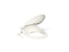 KOHLER K-76923 PureWash M250 Quiet-Close round-front toilet seat with antimicrobial agent, biscuit