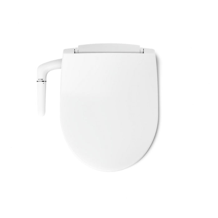 KOHLER K-76923 PureWash M250 Quiet-Close round-front toilet seat with antimicrobial agent, white - view 2
