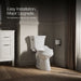 KOHLER K-76923 PureWash M250 Quiet-Close round-front toilet seat with antimicrobial agent, white - view 3