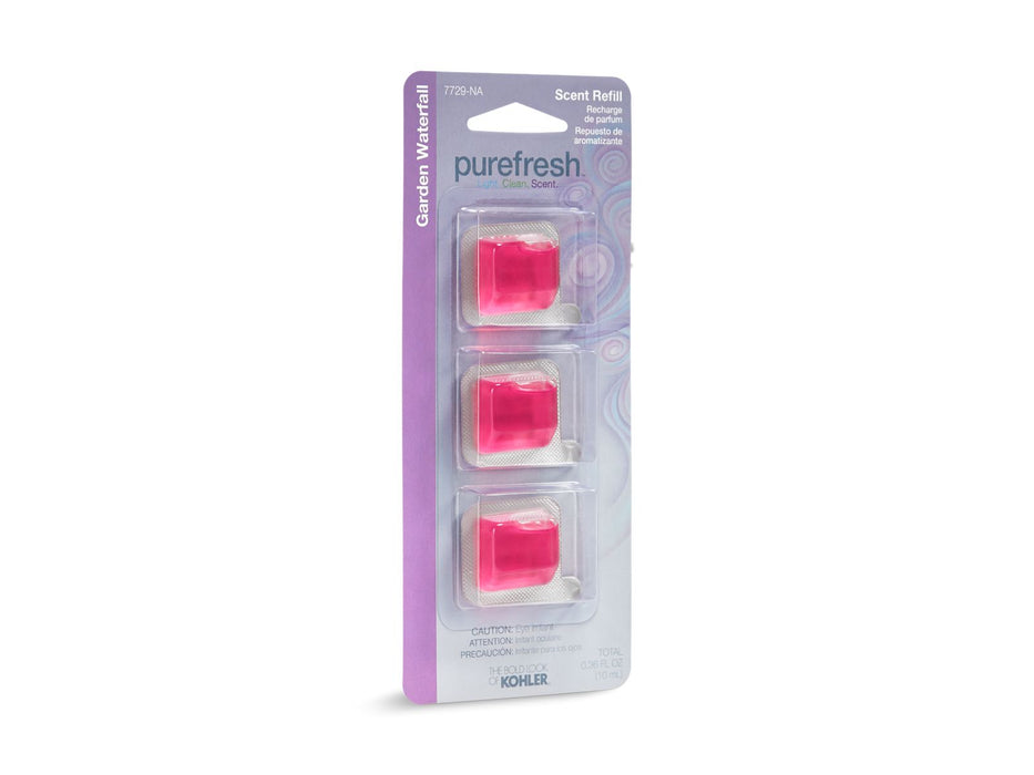 KOHLER K-7729 Purefresh Refill scent packs for Purefresh toilet seat, Garden Waterfall, not applicable