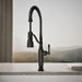 KOHLER K-77515 Tournant Semi-professional kitchen sink faucet with three-function sprayhead, matte black - view 3